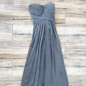 Beautiful grey prom dress! That was only worn once